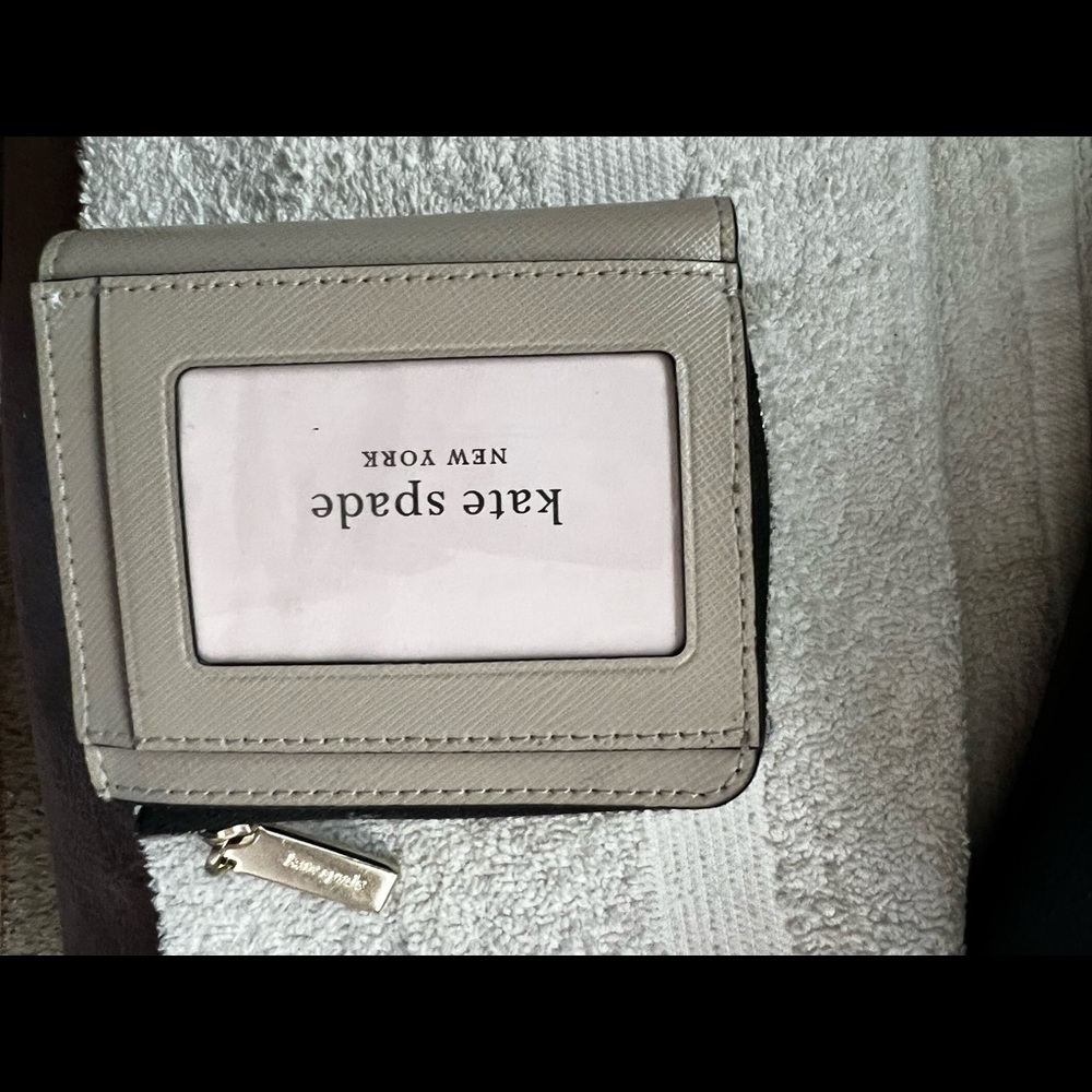 Kate Spade Draw String Bag & Wallet Set. Black Ne… - image 3